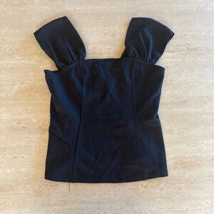 Anthropologie black top size XS